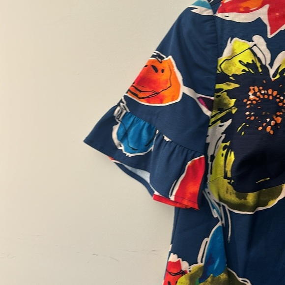 Ladies TRINA TURK FLORAL MIDI DRESS - Picture 4 of 6